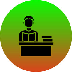 Sticker - Study Icon