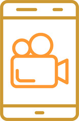 Poster - Video Camera Vector Icon