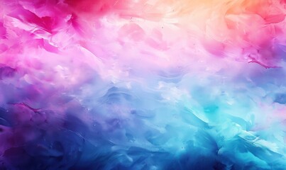 Wall Mural - multicolored gradient brush strokes watercolor abstract background