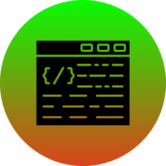 Web Coding Icon