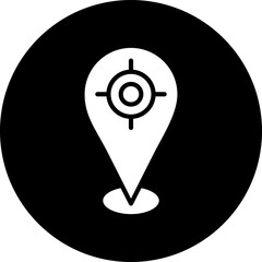 Sticker - Vector Design Current Location Icon Style