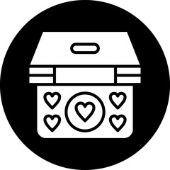 Sticker - Vector Design Charity Box Icon Style