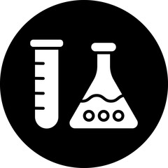 Sticker - Vector Design Chemical Laboratory Icon Style