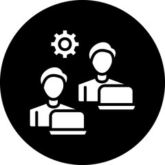 Poster - Vector Design Team work Icon Style