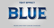 © sunardi - Blue editable text effect