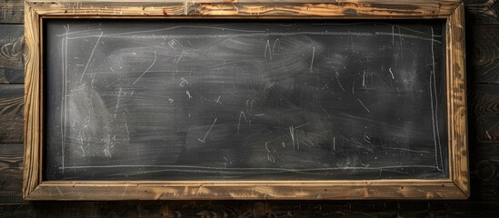 Poster - Maritime-themed blackboard with ample copy space image.