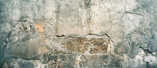 Leinwandbilder - A weathered and textured wall with ample copy space image for designs or text.