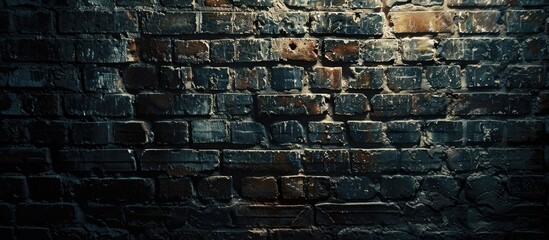 Aufkleber - Vintage brick wall with copy space image.