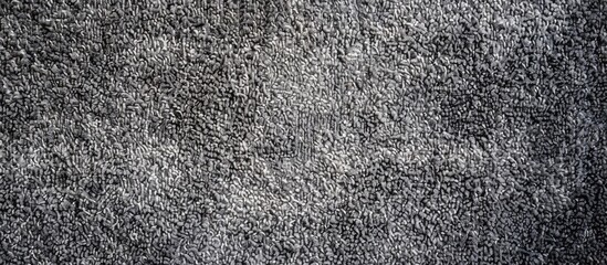 Poster - Top view of a gray carpet texture creating a background with ample copy space image.