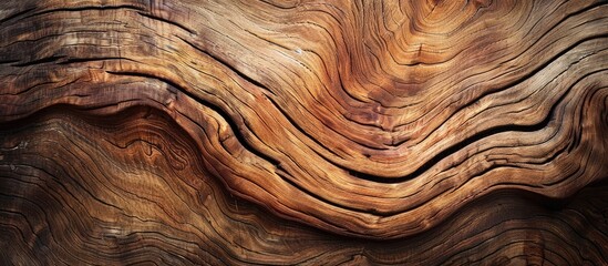 Wall Mural - Background featuring a natural pattern on a wooden surface with copy space image.