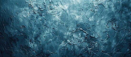 Aufkleber - Gritty blue canvas backdrop perfect for adding text or graphics with copy space image.