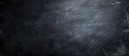 Poster - Chalkboard's dark texture with a blank area for your copy space image.
