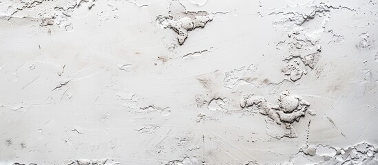 Poster - Abstract white background with a textured old concrete surface, ideal for copy space image.