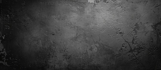 Poster - Texture background in concrete dark gray with copy space image.
