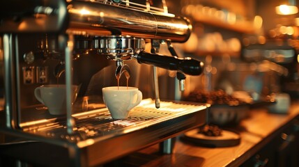 Wall Mural - The Espresso from Machine