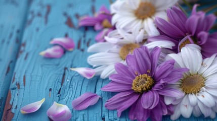 Canvas Print - The Colorful Daisy Bouquet