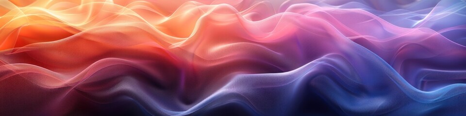 Wall Mural - Abstract Wavy Gradient Background