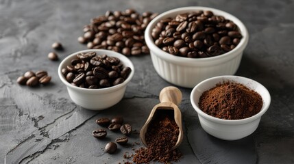 Wall Mural - The Coffee Beans and Grounds