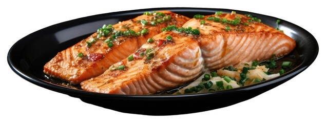 Sticker - PNG Seafood dish seafood salmon meat.