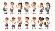 © Johnson - Schoolkid Character Different Poses and Expressions.