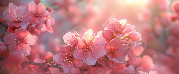 Sticker - Sakura Cherry Blossoms, Symbolizing Beauty And Renewal