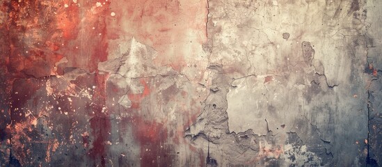 Poster - Abstract grunge wall background with beautiful design and copy space image for text placement.