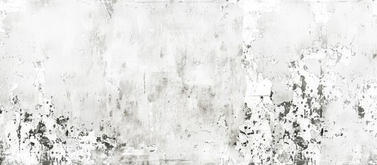 Fototapete - An antique white backdrop with a weathered cement texture resembling a retro patterned wall, ideal for a banner showcasing a grunge, aged, or rustic theme with copy space image.