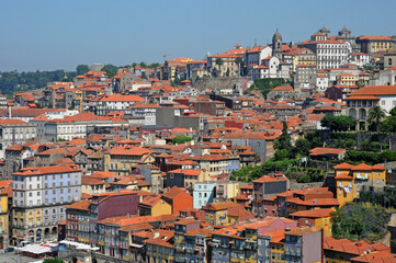 Wall Mural - Portugal, the old historical houses in Porto