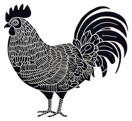 Sticker - PNG Chicken poultry animal bird.