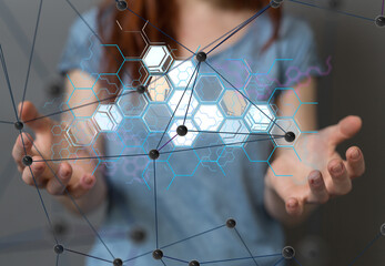 Poster - 2d rendering Cloud computing, Cloud Computing Concept