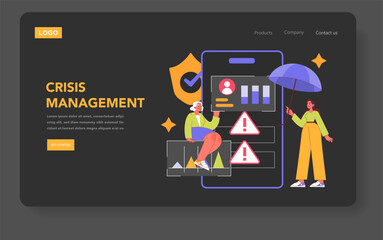 digital strategy. flat vector illustration