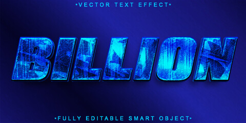 Poster - Luxury Rick Diamond Billion Vector Fully Editable Smart Object Text Effect