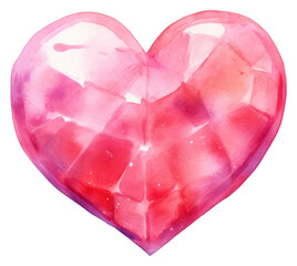 Sticker - PNG A heart candy white background creativity gemstone.