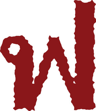 Halloween Thai font vector shape, Halloween font, Scary creepy alphabet, Dirty Letters, Curve font, Wave font, scary spooky text effect