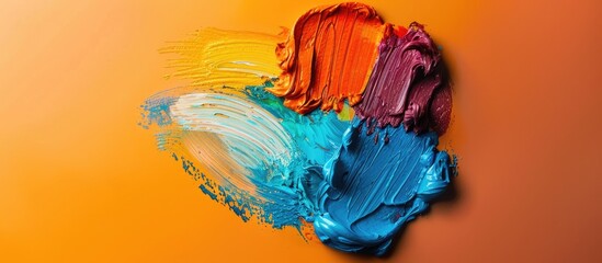 Aufkleber - Color palette guide. with copy space image. Place for adding text or design
