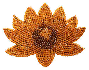 Wall Mural - PNG Lotus jewelry brooch bead.