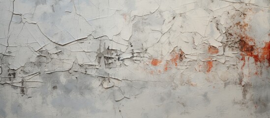 Aufkleber - High-resolution textures showing cracked and peeling paint on a concrete wall with copy space image.