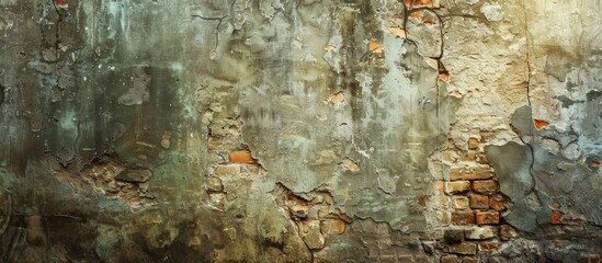 Aufkleber - Old grunge wall for texture background. with copy space image. Place for adding text or design