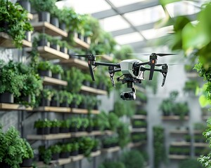 Poster - Drone Monitoring Vertical Farm for Enhanced Efficiency and Productivity in Sustainable Agriculture