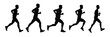 © DZIKRA  - Silhouettes of Runners in Motion