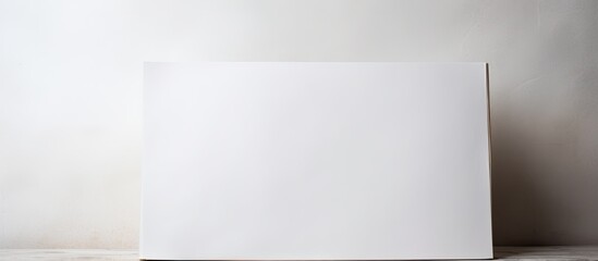 Poster - White-covered book with ample copy space image.