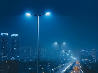Poster - Smart City Energy Efficient Streetlights Adjusting Brightness Based on Real Time Data