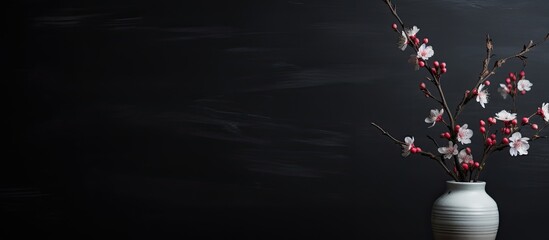 Poster - Dark backdrop providing a blank copy space image.