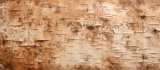 Poster - Close-up of a natural background with a textured birch bark appearance, suitable for a copy space image.