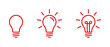© ValGraphic - Light bulb icon set