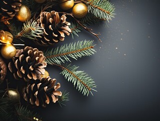 Sticker - Christmas background with