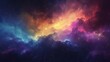 © Jelena - vibrant galactic nebula with colorful clouds and twinkling stars aweinspiring deep space astronomy digital painting
