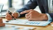 © AbiScene - Dynamic Collaboration Business Partners Analyzing Charts Together
