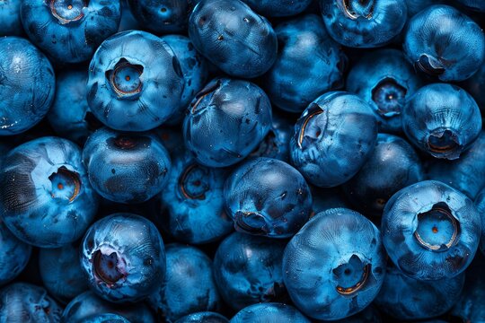 fresh blueberry berries as background close-up