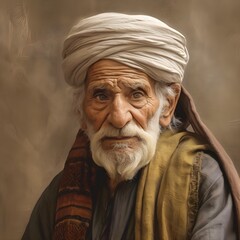 Wall Mural - An Elderly Hebrew Man from Ancient Israel during Bible Times